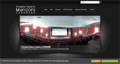 Desktop Screenshot of cinemamanzonicasarano.it